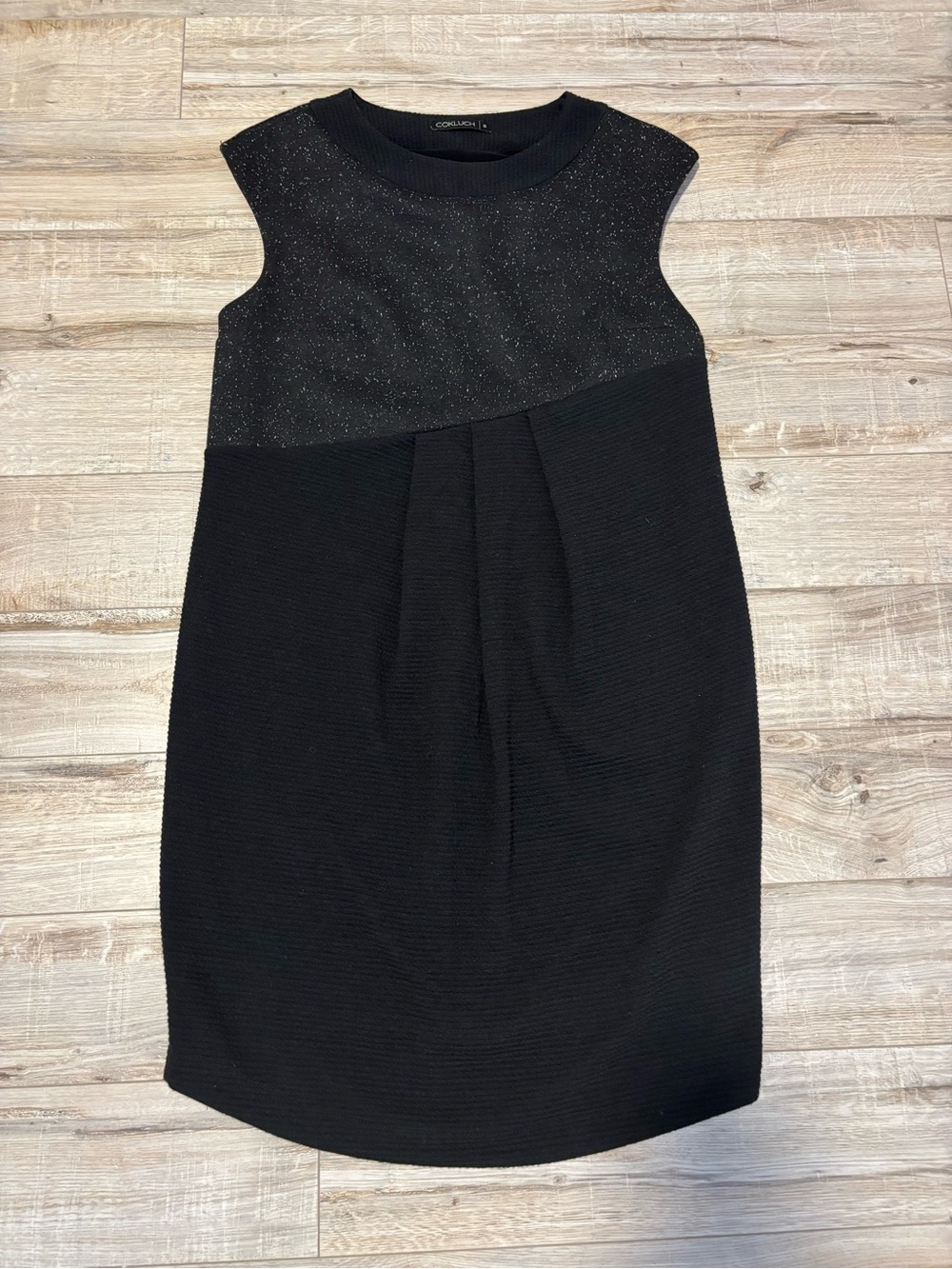Wool designer dress made in Quebec
